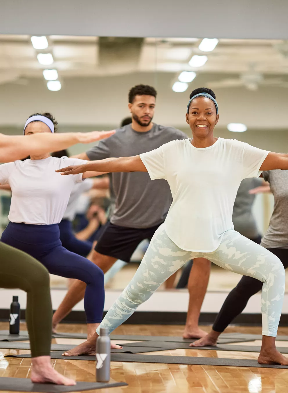 YMCA exercise class